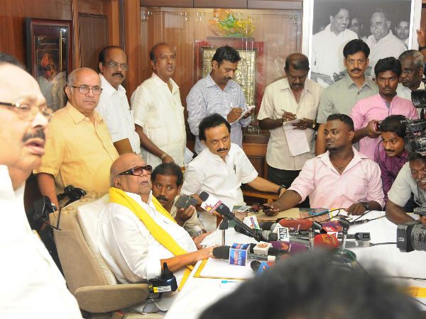 Karunanidhi interviews MK Stalin