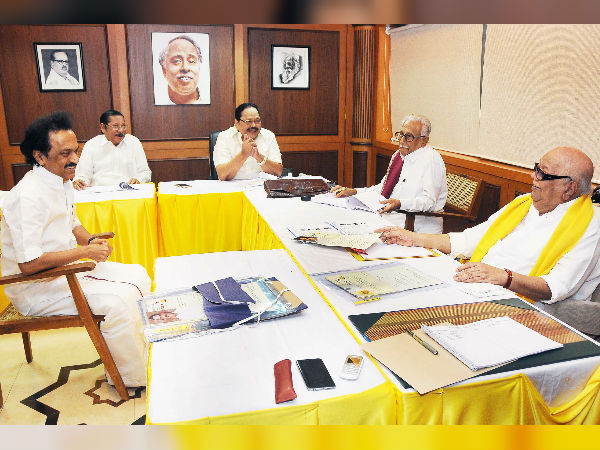 Karunanidhi interviews MK Stalin