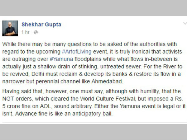 Don't mind going to jail if court wants: Sri Sri Ravi Shankar Don't mind going to jail if court wants: Sri Sri Ravi Shankar