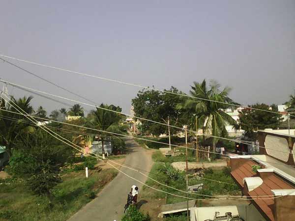 A village bans party banner, flags