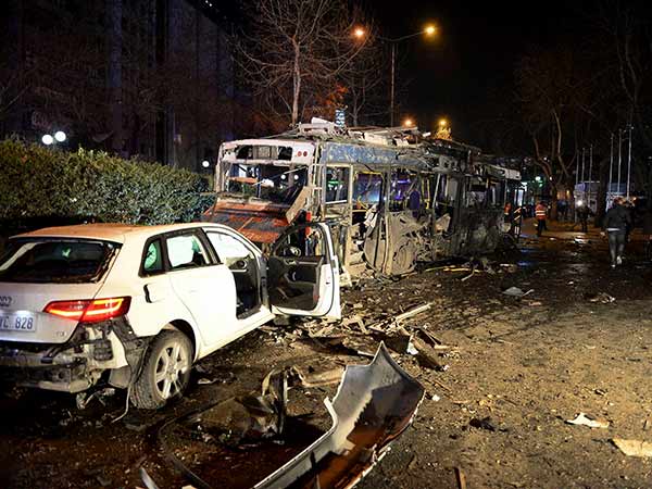 Turkey explosion: Ankara car bomb kills at least 34