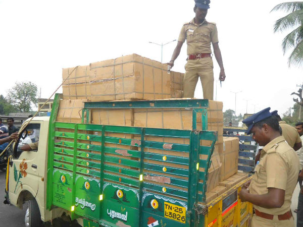 EC officials confiscate wall clocks from DMDK functionary's house