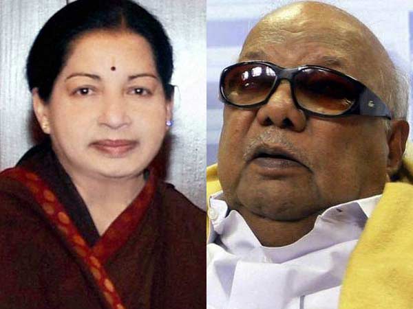 கருணாநிதி, ஜெயலலிதா