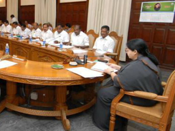 Jayalalithaa reshuffles her cabinet for 23 times Jayalalithaa reshuffles her cabinet for 23 times