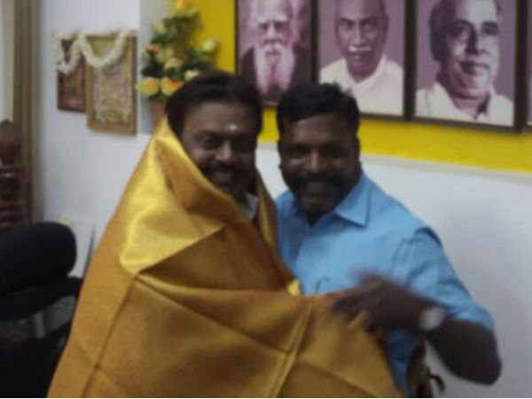 People welfare front leaders including Vaiko met Vijayakanth