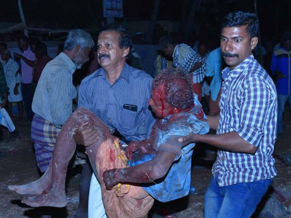 86 killed, 200 injured in Puttingal temple fire in Kerala 86 killed, 200 injured in Puttingal temple fire in Kerala