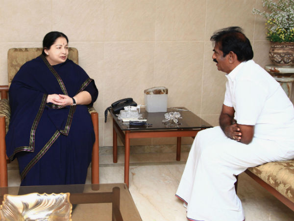 Tiruchy Selvaraj, SRB meet Jayalalitha