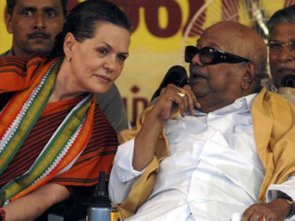 Sonia and karunanidhi to share the dais on May 5 Sonia and karunanidhi to share the dais on May 5