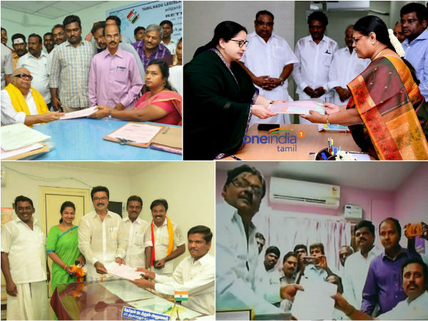 களத்தில் உள்ள வேட்பாளர்கள்