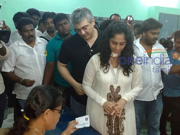 Ajith, Rajini, Shalini caste thier votes