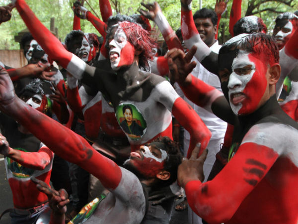 ADMK cadres start celebration now itself