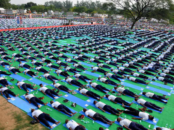 2வது யோகா தினம்...