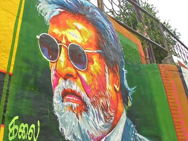 kabali wall drawing in madurai 