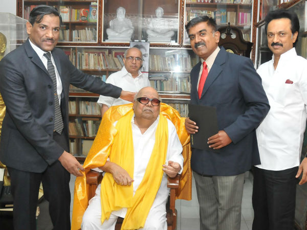 US firm honours Karunanidhi