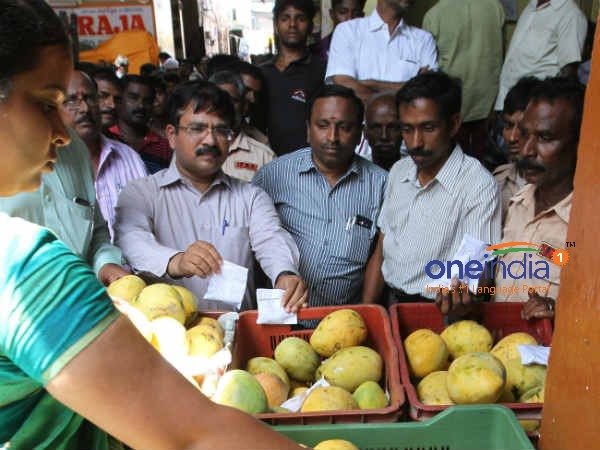 13 trucks of mangos seized in Koyambedu market