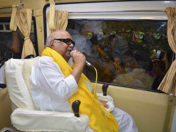 Karunanidhi thanks giving Thiruvarur voters for his victory Karunanidhi thanks giving Thiruvarur voters for his victory