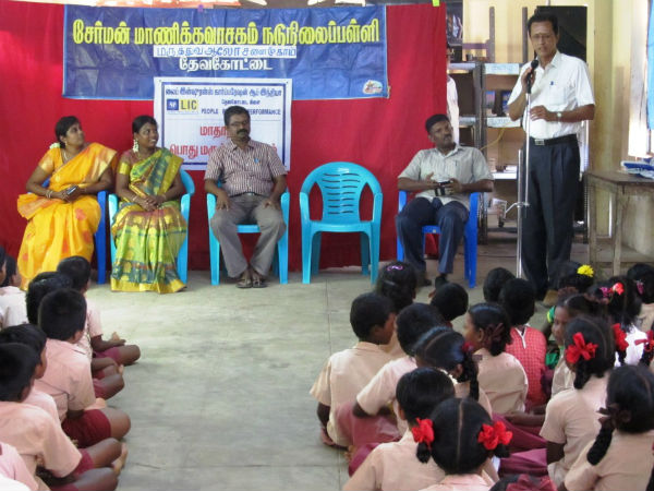 Medical advise camp for girl students in Devakottai