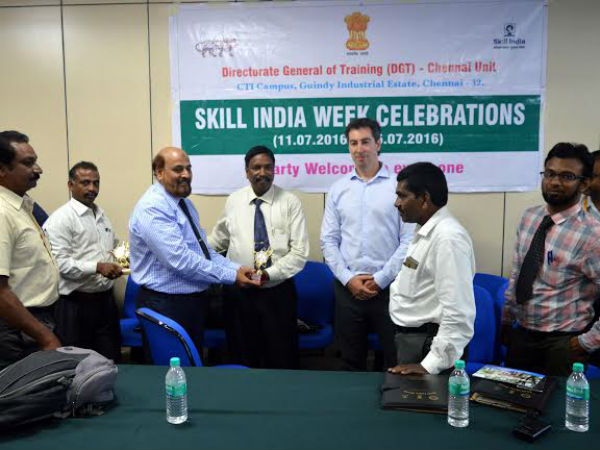 Cricketer Srikanth inaugurates Skill India Week