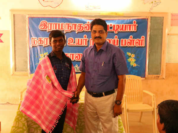 Govt school students honoured 
