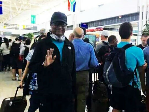 Rajini returns to Chennai from USA