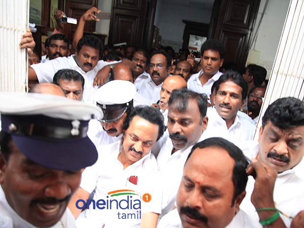 High drama in TN assemby: 88 DMK MLAs suspended for 1 week 