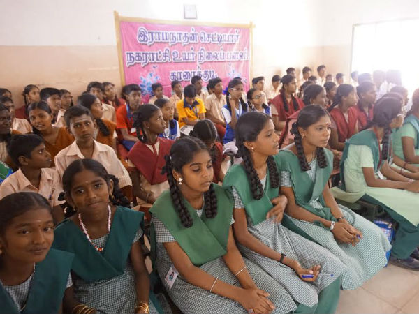 Quiz programme held in Karaikudi school 