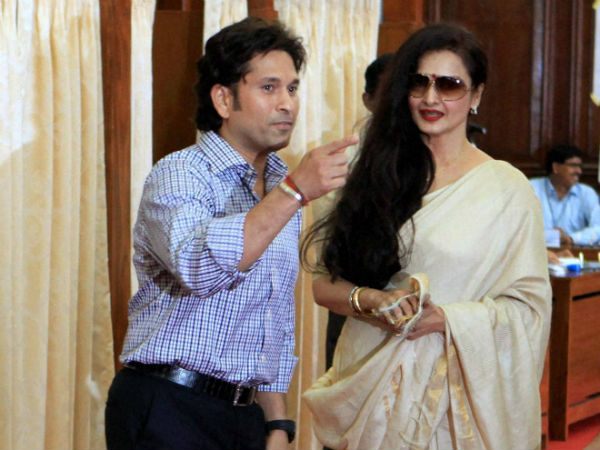When Rekha gave a slip and miss to BJP leaders 