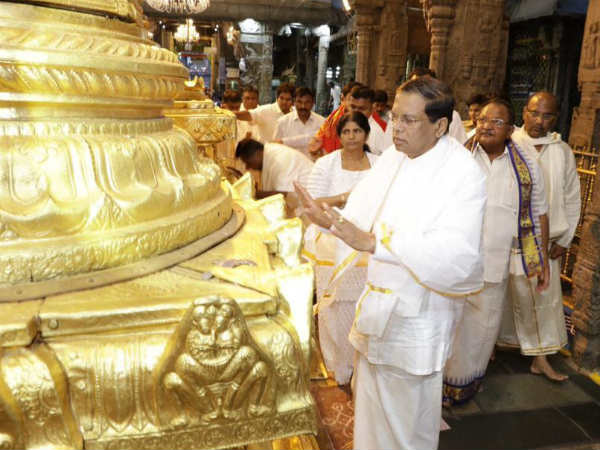 Sri Lankan president visits Tirupati temple