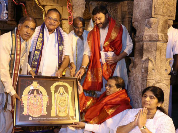 Sri Lankan president visits Tirupati temple