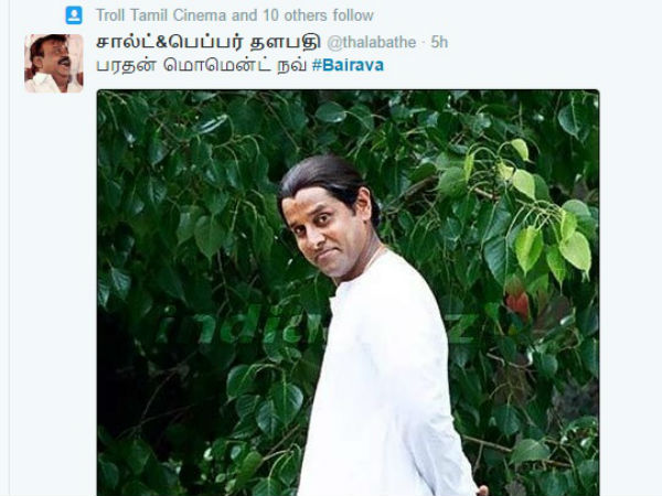 Ajith fans tweets on Bairava 