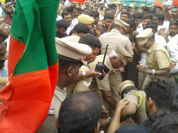 TVK plans to lay siege NLC, says Velmurugan