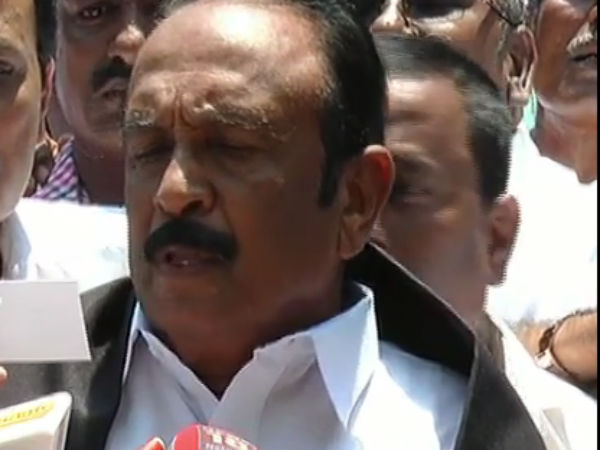 வைகோ தன்னிச்சையாக