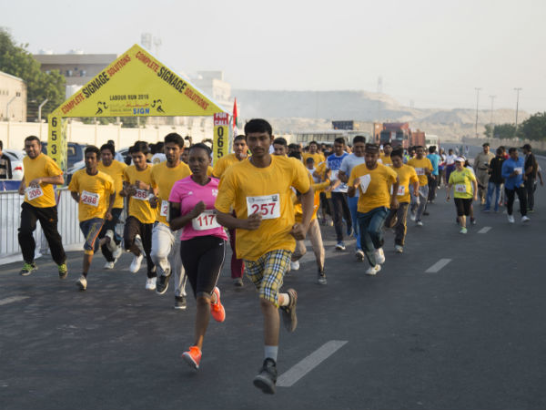 Labour Run 2016 held in Dubai