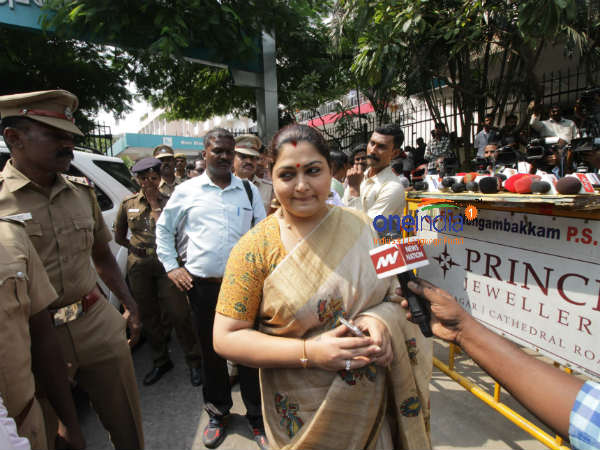 Kushboo prays for the well being of Jayalalitha