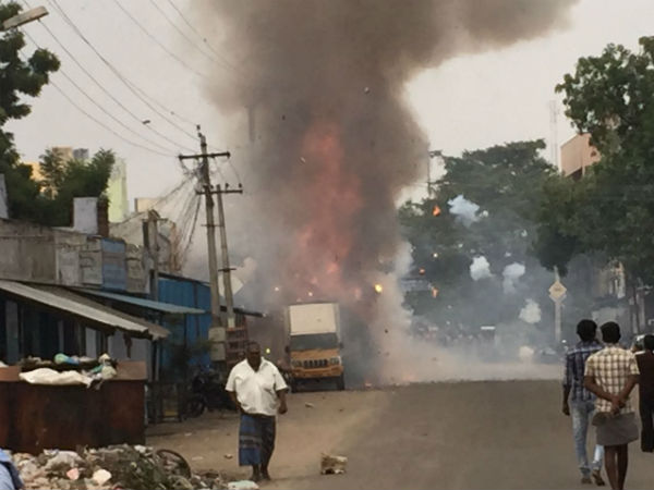 Fire at cracker godown: 30 injured