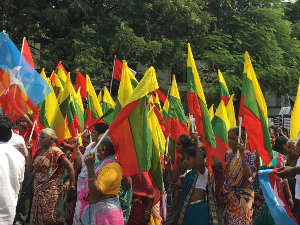 Tamil movements lay siege to Sri Lankan embassy in Chennai 
