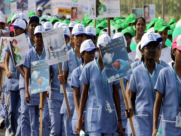 organ donation rally in chennai