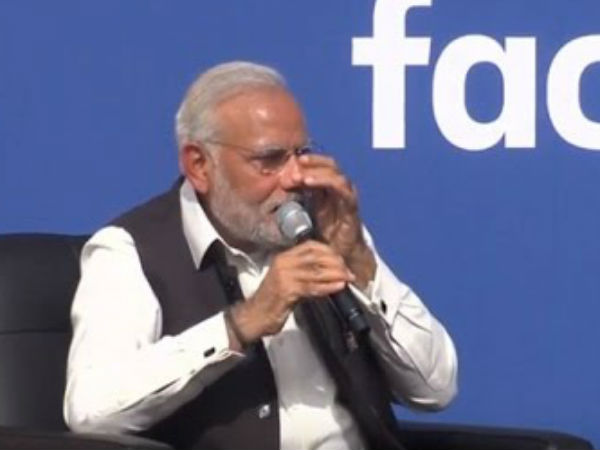 அமெரிக்காவில் அழுத மோடி