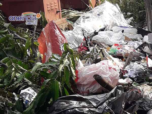 மலையாக குவிந்திருக்கும் குப்பைகள்