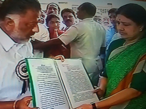 சசிகலா தேர்வு 