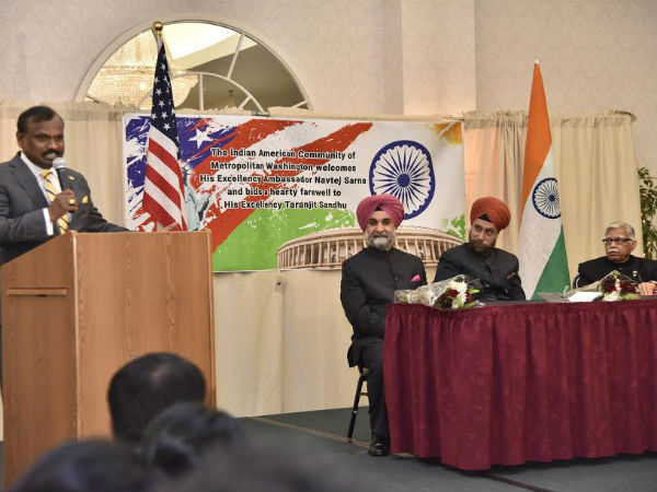 Washington Indians welcome New Indian Ambassador for US 
