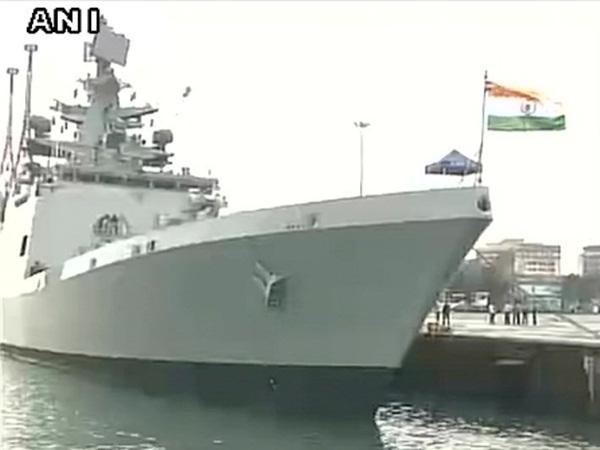 INS Shivalik and INS Kadmatt reached at Chennai port INS Shivalik and INS Kadmatt reached at Chennai port