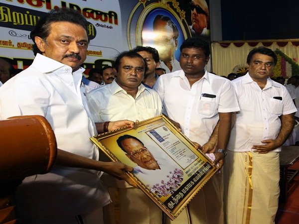 DMK Mourning Meeting for k.c.mani