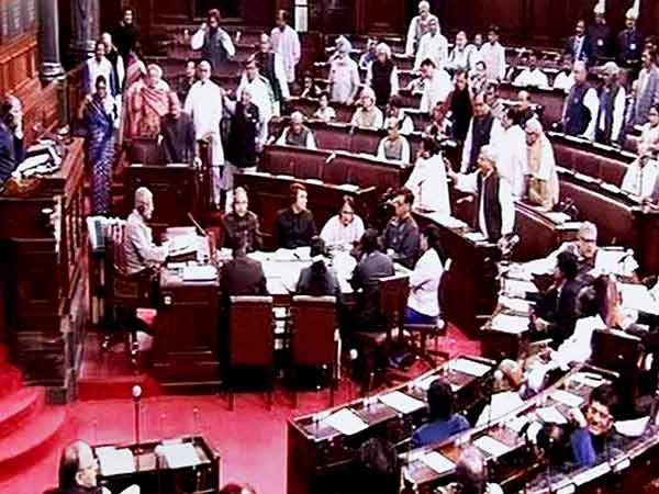 Opposition parties uproar: Rajya sabha adjourned till 12 PM Opposition parties uproar: Rajya sabha adjourned till 12 PM