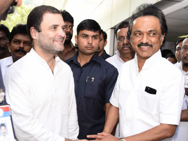 Rahul visits Kauvery Hospital, enquires about Karunanidhi's health