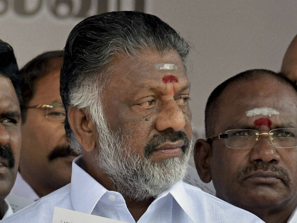 பன்னீர்செல்வத்துக்கு எதிர்ப்பு