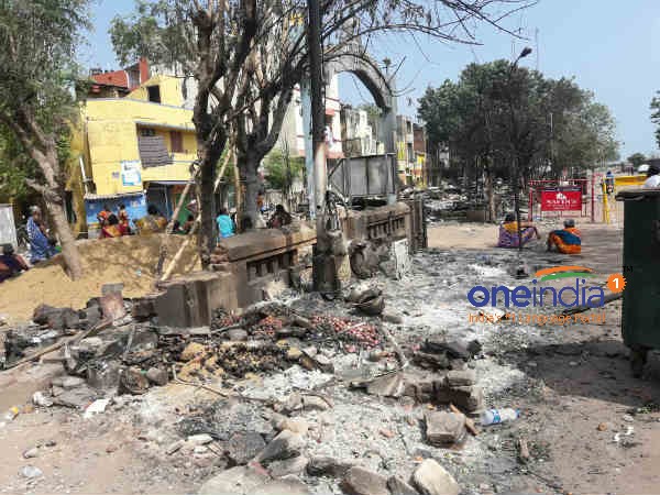 தீக்கிரையான நடுக்குப்பம்