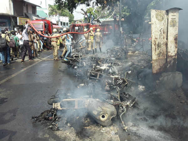 Jallikattu : Ice house police station set on fire by miscreants 