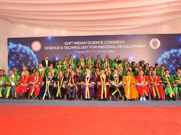 Narendra Modi addresses Indian Science Congress in Tirupati 