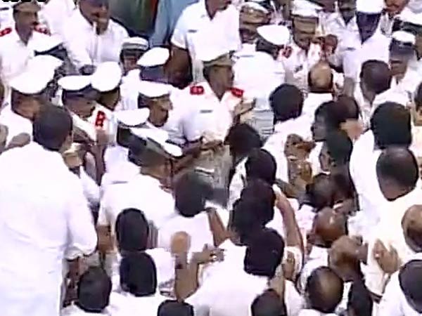 DMk MLAs evicted from the assembly